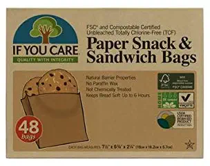 If You Care Sandwich Bags food, 48 count, Natural