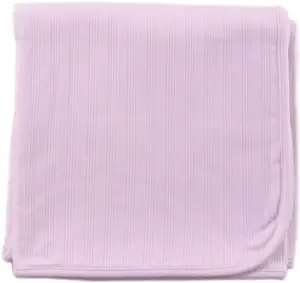 Touched by Nature Unisex Baby Organic Cotton Swaddle, Receiving and Multi-purpose Blanket, Pink, One Size