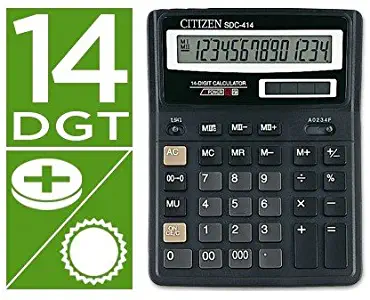Citizen Calculator Desktop sdc-414 14 Digits.