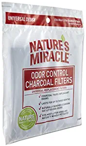 Natures Miracle Odor Control Universal Charcoal Filter, 2-Pack