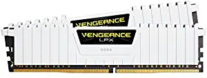 Corsair Vengeance LPX 16GB (2x8GB) DDR4 DRAM 3000MHz C15 Desktop Memory Kit - White