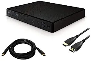 LG BP175 Blu-Ray DVD Player, with HDMI Port Bundle (Comes with a 6 Foot HDMI Cable)