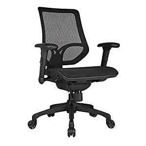 WORKPRO 1000 Series Mid-Back Mesh Task Chair, Black