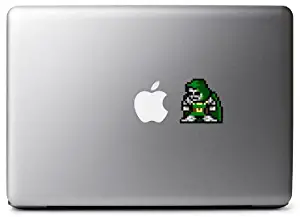 8-Bit Doctor Doom Decal from Fantastic Four for MacBook, iPad Mini, iPhone 5S, Samsung Galaxy S3 S4, Nexus, HTC One, Nokia Lumia, Blackberry