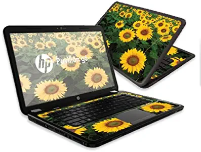 Mightyskins Skin Compatible with Hp Pavilion G6 Laptop with 15.6" Screen Wrap Sticker Skins Sunflowers