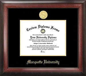 Campus Images Marquette University Gold Embossed Diploma Frame