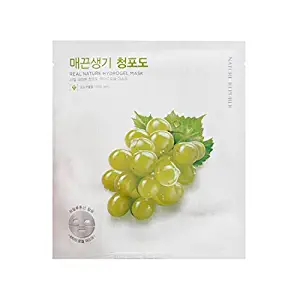 (3 Pack) NATURE REPUBLIC Real Nature Hydrogel Mask Green Grape