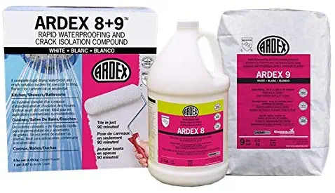 ARDEX 8+9 Gray - Rapid Waterproofing and Crack Isolation Compound Kit