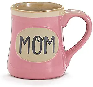 MOM MIRACLE WORKER JOB TITLE PINK MUG