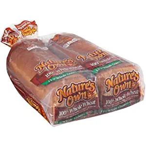 Nature's Own 100% Whole Wheat Bread 20 oz. loaf, 2 ct. (pack of 3) A1