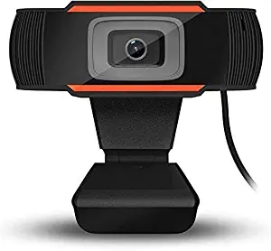 1080P HD Webcam with Microphone, Streaming Computer Web Camera with 110-Degree Wide View Angle, USB PC Webcam for Video Calling Recording Conferencing