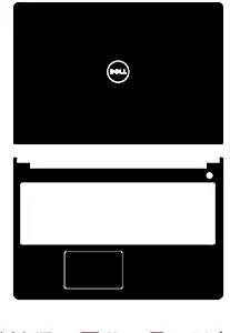 Special Laptop Black Carbon fiber Vinyl Skin Sticker Cover for Dell inspiron 3558 i3558 15.6" 2016 release