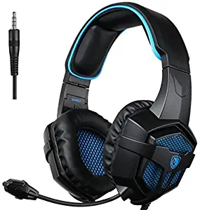 SADES SA807 Xbox One Gaming Headset Stereo Headset Over-Ear Gaming Headphones with Microphone Volume Control for PC PS4 XboxOne Mac Laptop Computer Smart Phones