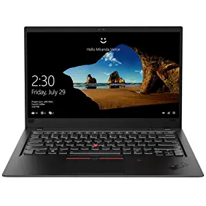 Lenovo ThinkPad X1 Carbon 14" Full HD Laptop (1920x1080) Intel i5-8350U, 8GB RAM, 256GB SSD,Win10 Pro , Black