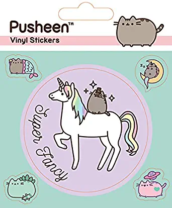 Pusheen Unicorn Vinyl Stickers (Pack of 5)