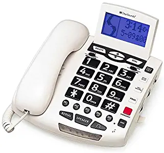 ClearSounds Amplified BigButton Spkrphone 50dB White