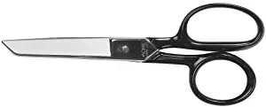 Westcott Forged Nickel Plated Straight Office Scissors, 6", Black