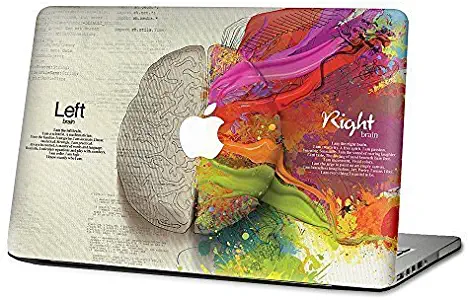 13" MacBook Pro Retina Display - Left Right Brain Creative Skin Vinyl Decal Macbook Laptop KMB-071