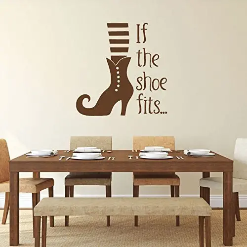 Halloween Decorations - Vinyl Wall Decal, Witch, Halloween Party, All Hallows Eve,