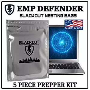 Faraday Cage EMP ESD Bags Complete 5pc Kit Survivalists Preppers