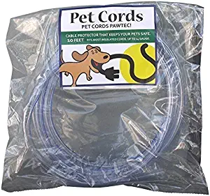 PetCords Dog and Cat Cord Protector- Protects Your Pets from Chewing Through Insulated Cables up to 10ft, Unscented, Odorless