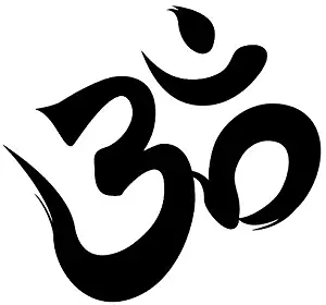 Om Yoga Namaste Symbol - Sticker Graphic - Auto, Wall, Laptop, Cell, Truck Sticker for Windows, Cars, Trucks