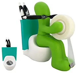 RICSB 'The Butt' Office Supply Station Desk Accessory Holder, Green