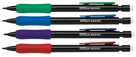 Office Depot Mechanical Pencils With Comfort Grip, 0.5 mm, Pack Of 12, OD88383