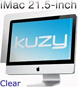 Kuzy - Clear Screen Protector Filter for 21.5 inch iMac Desktop Display 21" Model: A1311 and A1418 - Clear