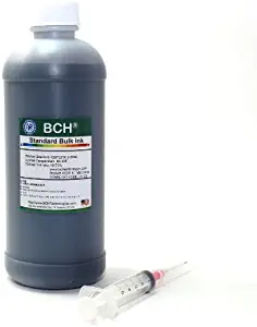 BCH Standard 500 ml (16.9 oz) Black Refill Ink for Epson Printers
