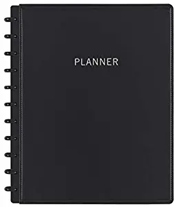 TUL Discbound Monthly Planner, Letter Size, Black, January to December 2020