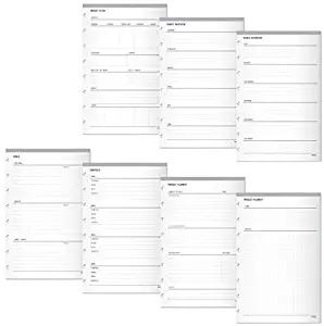 TUL Limited Edition Custom Note-Taking System Discbound Organization Inserts, Junior Size (5-1/2" x 8-1/2"), White, Pack of 50 Inserts