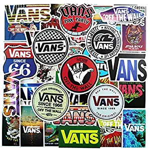 Ratgoo 100 Pcs Vans Stickers to Boys Teens Kids Men Adult Gift for Desk Water Bottle Hydro Flask Bluetooth Speaker Skateboard Surfboard BMX Snowboard Outdoor Sports