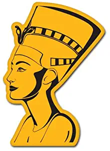 AK Wall Art Queen Nefertiti Egyptian Vinyl Sticker - Car Window Bumper Laptop - Select Size