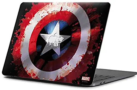 Skinit Decal Laptop Skin for MacBook Pro 15-inch (2016-17) - Officially Licensed Marvel/Disney Captain America Shield Design