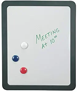 Office Depot 30% Recycled Partition Magnetic Dry-Erase Board, 12 7/8in.H x 15 7/8in.W x 1in.D, White, 10427