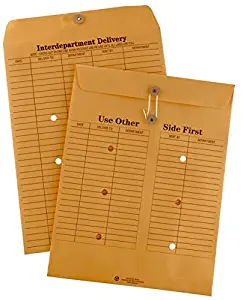 Office Depot Brand Interdepartment Envelopes, 10" x 13", Brown, Box of 100