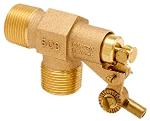 Robert Manufacturing - R400-1/2 R400 Series Bob Red Brass Float Valve, 1/2" NPT Male Inlet x 1/2" NPT Male Outlet, 22 gpm at 85 psi Pressure