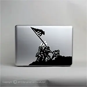 Iwo Jima Flag Raising Laptop Decal