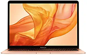 Apple 2018 13.3in MacBook Air, Mac OS, Intel Core i5, 1.6 GHz, Intel UHD Graphics 617, 128 GB, Gold (Renewed)