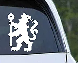 Chelsea Football Club Lion Decal Sticker for Car Laptop Wall White (4")