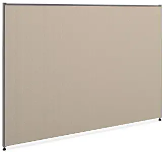 HON Verse Panel , 42"H x 60"W , Light Gray Finish , Gray Fabric