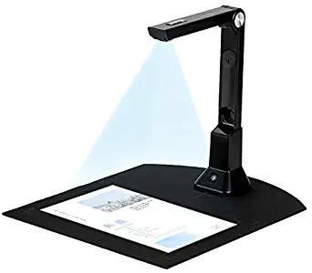 Document Camera for Teachers Laptop, Ultra HD USB doc cam Book and Document Reader A4 Scanning Software with LED Light for Online Teaching, Classroom, Distance Learning, Windows